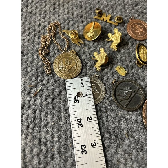 1970s Vintage High School Sports Athletic Medals Lot - Picture 7 of 10